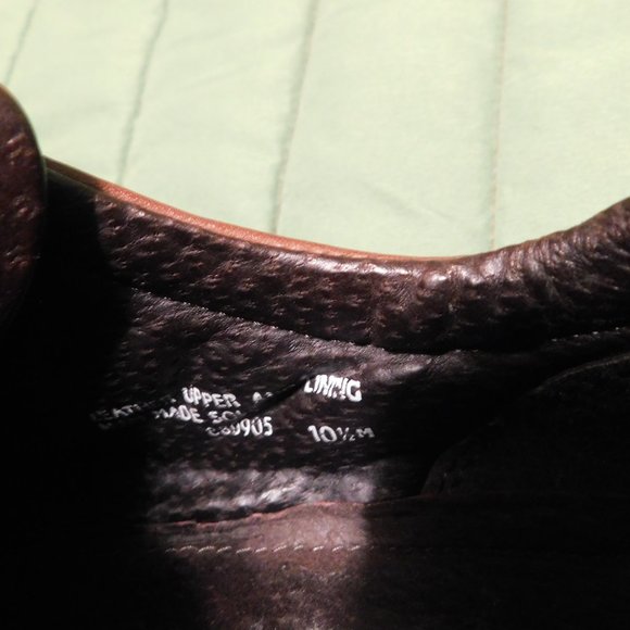 Men's VENTURINI gorgeous & supple Italian leather square toe brown shoes GUC 11 - Picture 11 of 14